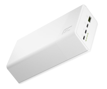 Powerbank Green Cell Powerplay 30 30000mah 22,5W 4 porty biały